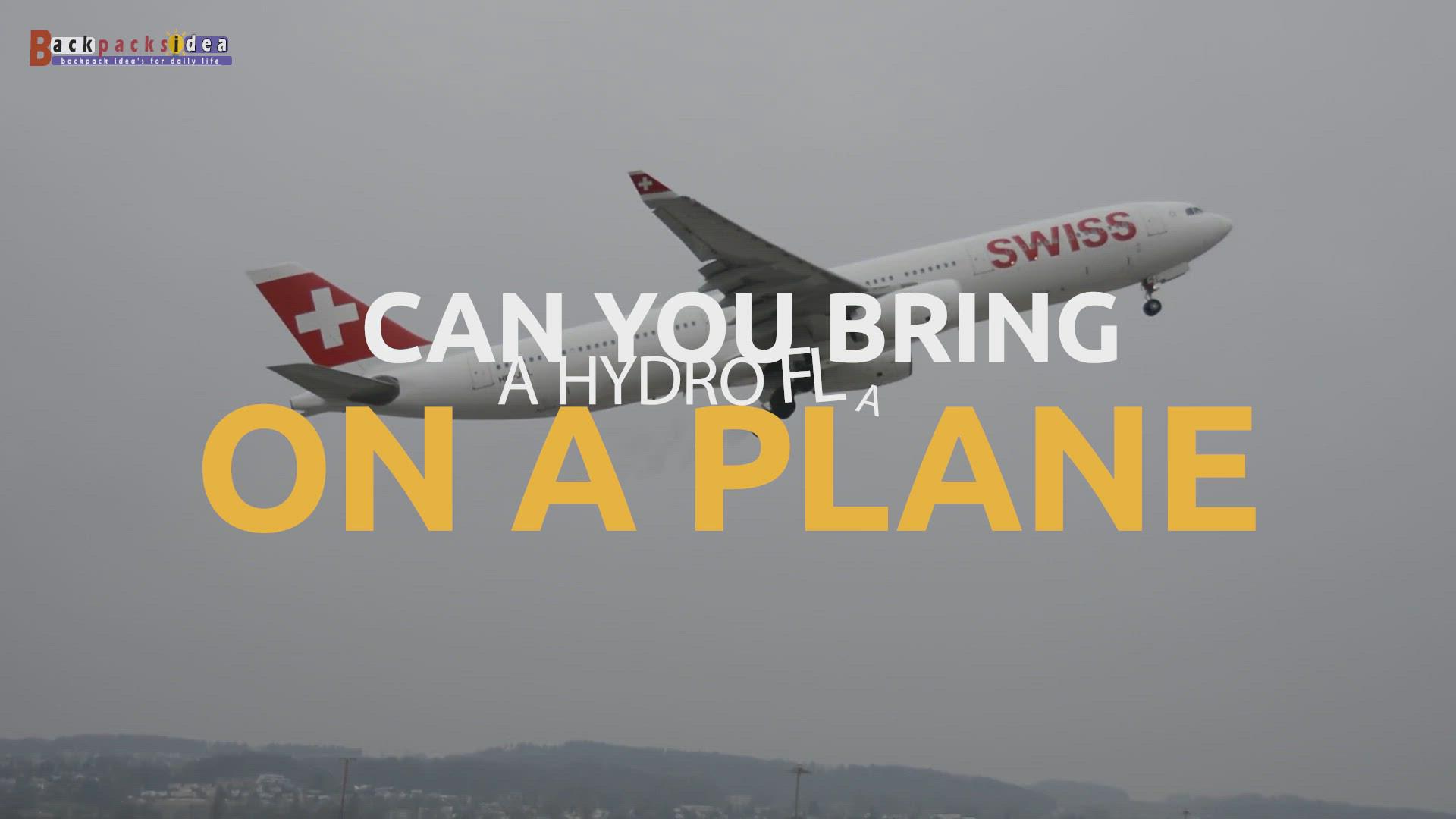 'Video thumbnail for can I bring a hydro flask on a plane[A Brief Guide]'