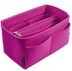 purse organizer bag pink