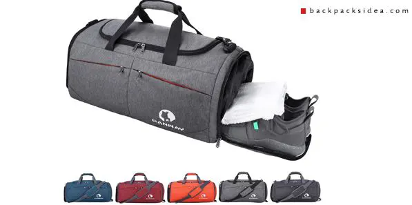 canway gym backpack with shoe compartment