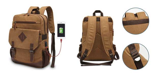 modoker vintage backpack