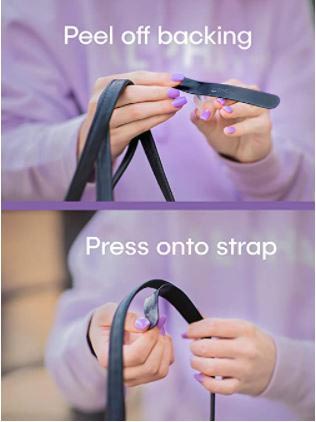 How to apply the nonslip strip on the strap