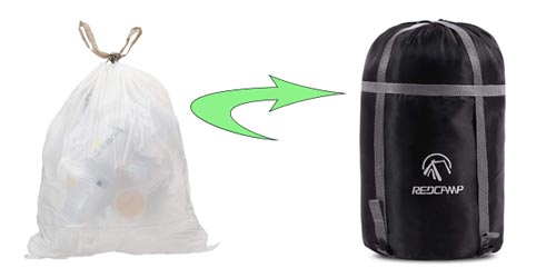 Trash Compactor Bag For Stuff Sack
