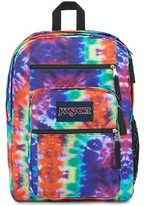 tie-dye Jansport backpack