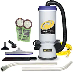 Proteam backpack vacuum cleaner for carpet