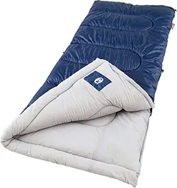 coleman brazos cold wathear sleeping bag for teenagers