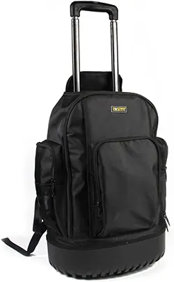 fasite tool backpack with wheeled rolling