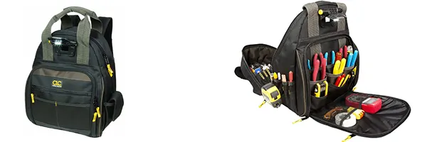 CLC Cusom Leathercraft L255 black best network technician tool bag