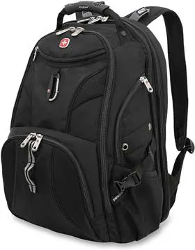swissgear black cs student backpack
