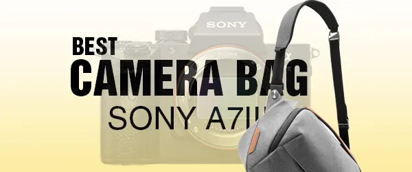 BEST CAMERA BAG FOR SONY A7III
