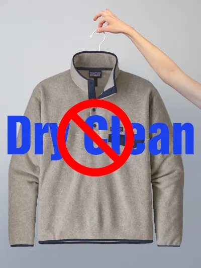 don't dry clean patagonia synchilla