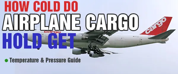 how cold do airplane cargo hold get